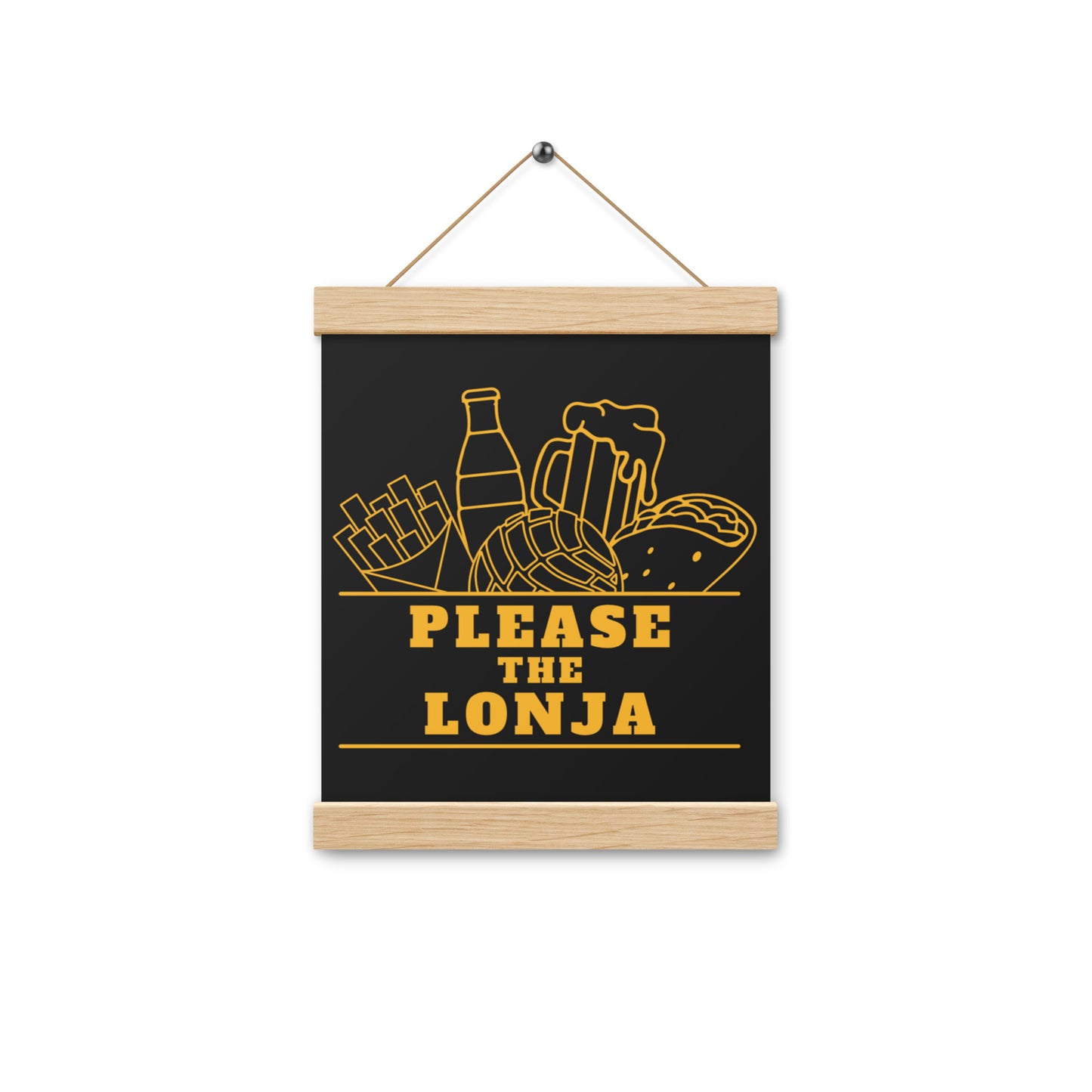 Please the Lonja Logo Poster with Hangers